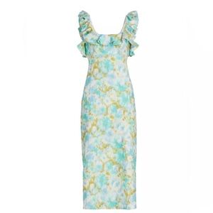 Zimmerman Hide Tide frilled mini dress - size 1